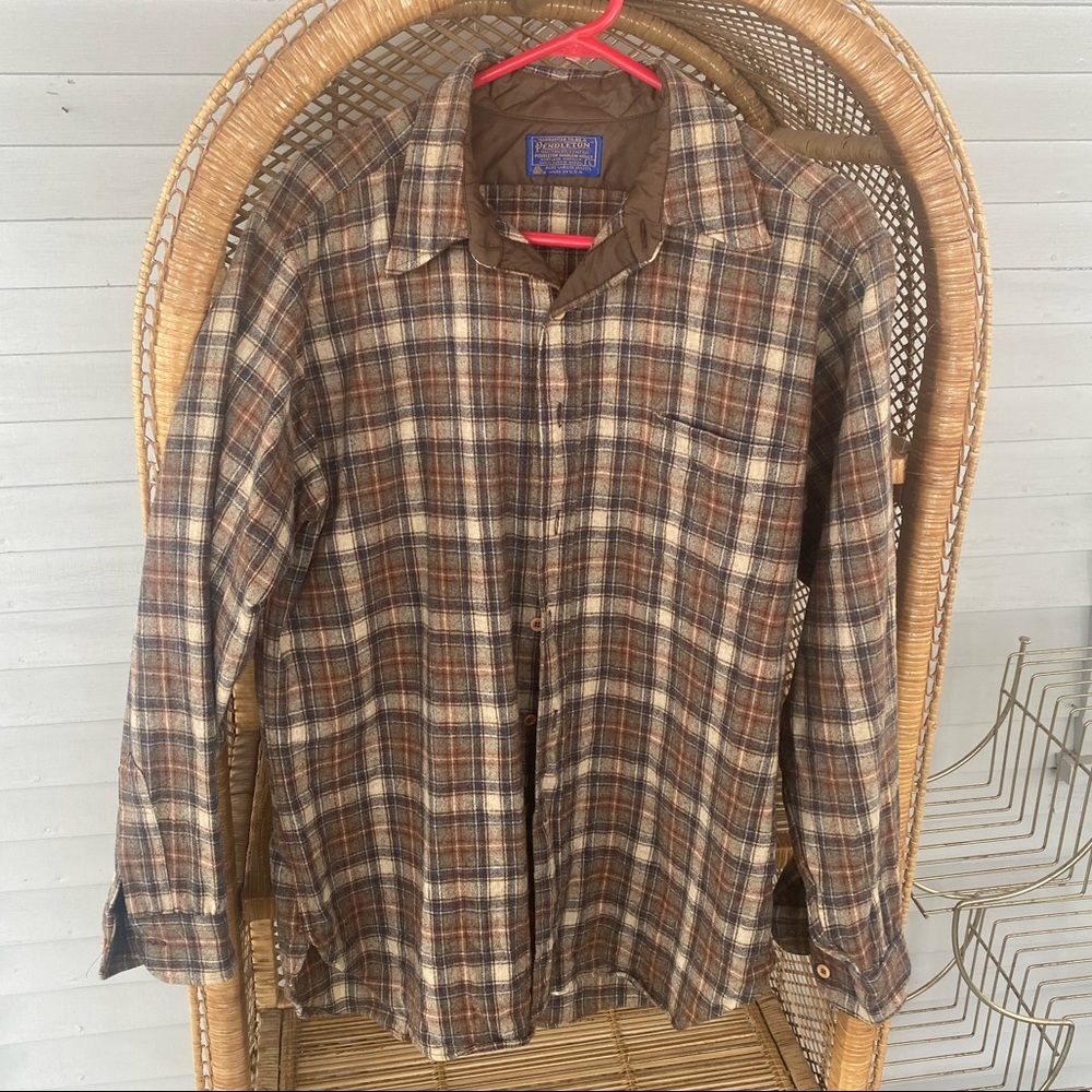 Vintage wool Pendleton flannel